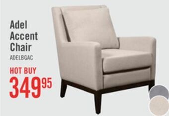 The Brick Adel linen-look fabric accent chair - beige offer