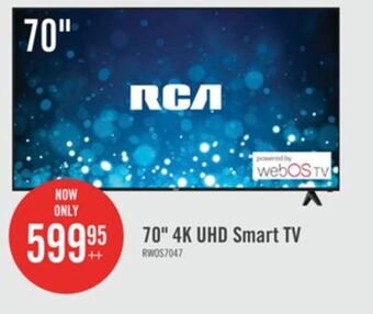 The Brick Rca 70 4k uhd smart television - rwosu7047 offer