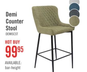 The Brick Demi counter-height stool - green offer