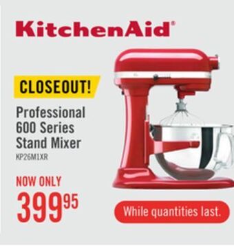The Brick Kitchenaid professional 600 series stand mixer - kp26m1xer offer