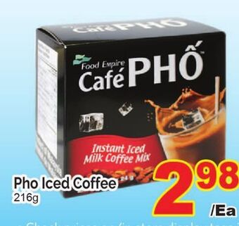 T&T Supermarket Pho iced coffee, 216g offer