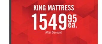 The Brick Beautyrest black hotel 1 king mattress offer