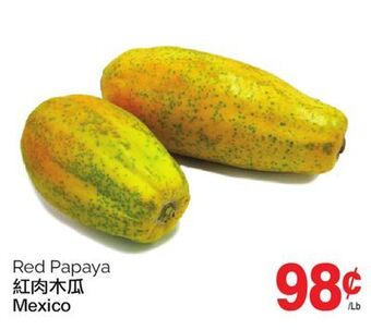 T&T Supermarket Red papaya offer
