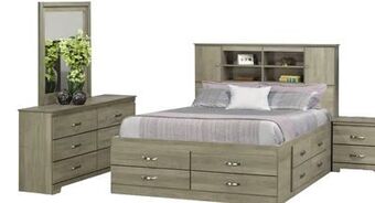 Bad Boy Superstore 6 pc queen storage bedroom set offer
