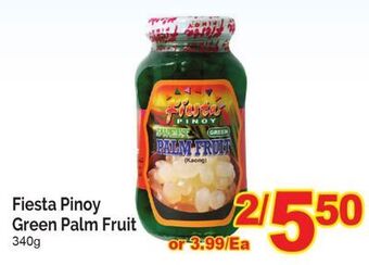 T&T Supermarket Fiesta pinoy green palm fruit, 340g offer