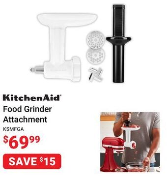 Visions Electronics Kitchenaid food grinder attachment offer