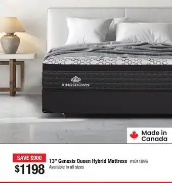 Bad Boy Superstore 13 genesis queen hybrid mattress offer