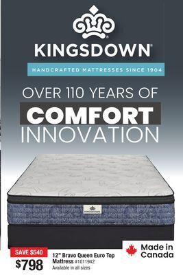 Bad Boy Superstore 12 bravo queen euro top mattress offer