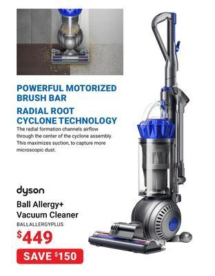 Visions Electronics Dyson ball allergy + vacuum cleaner offer