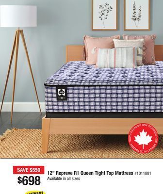 Bad Boy Superstore 12 repreve r1 queen tight top mattress offer