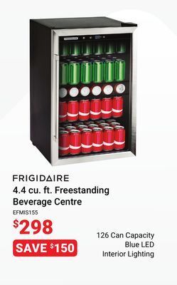 Visions Electronics Frigidaire 4.4 cu. ft. freestanding beverage centre offer