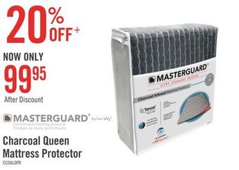 The Brick Masterguard® charcoal tencel™ queen mattress protector offer