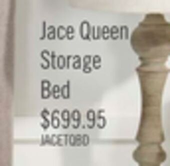 The Brick Jace storage platform queen bed - taupe offer
