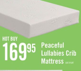 The Brick Safety 1st peaceful lullabies crib and toddler bed mattress offer