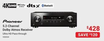 Visions Electronics Pioneer 5.2-channel dolby atmos receiver offer