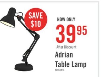 The Brick Adrian desk/task lamp offer