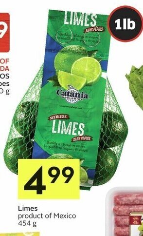 IGA Limes 454 g offer