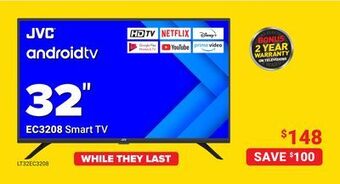 Visions Electronics Jvc 32 ec3208 smart tv offer