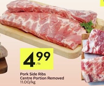 IGA Pork Side Ribs Centre Portion Removed offer