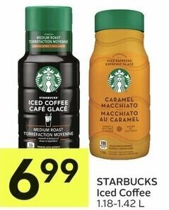 IGA STARBUCKS Iced Coffee 1.18-1.42 L offer