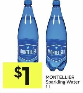IGA MONTELLIER Sparkling Water 1L offer