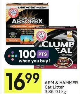 IGA ARM & HAMMER Cat Litter 3.86-9.1 kg offer