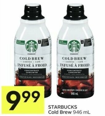 IGA STARBUCKS Cold Brew 946 mL offer