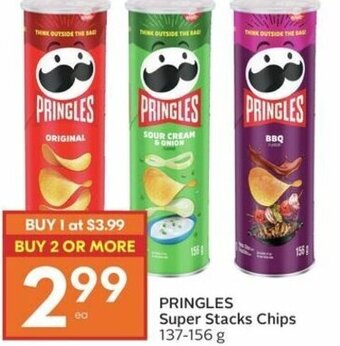 IGA PRINGLES Super Stacks Chips 137-156 g offer