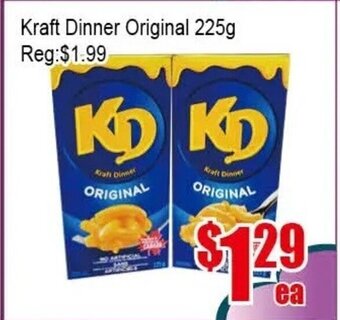 New Pacific Supermarket Kraft Dinner Original 225g offer
