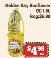 Nations Fresh Foods Golden Ray Sunflower Oil 1.8L offer
