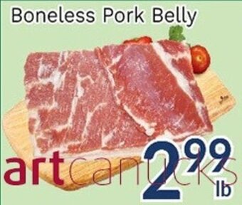 Oceans Fresh Food Market Boneless Pork Belly offer