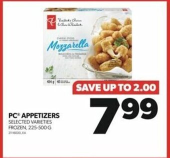 Real Canadian Superstore PC APPETIZERS offer