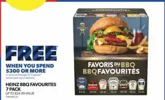 Real Canadian Superstore HEINZ BBQ FAVOURITES 7 pack offer