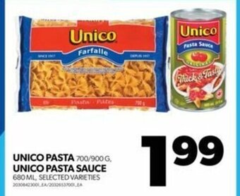 Real Canadian Superstore UNICO PASTA 700/900 G offer