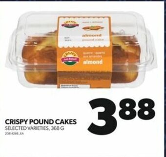 Real Canadian Superstore CRISPY POUND CAKES SELECTED VARIETIES, 368 G offer