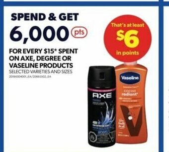 Real Canadian Superstore AXE PRODUCTS offer