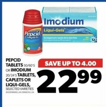 Real Canadian Superstore PEPCID TABLETS 50/60'S offer