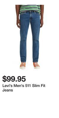 Mark's Levi's men's 511 slim fit jeans offer