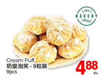 T&T Supermarket Cream Puff 9pcs offer