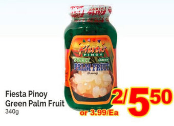 T&T Supermarket Fiesta pinoy green palm fruit 340g offer