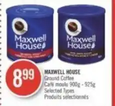 Shoppers Drug Mart MAXWELL HOUSE Ground Coffee 900g-925g offer