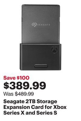 Best Buy Seagate 2tb storage expansion card for xbox series x and series s offer