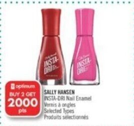 Shoppers Drug Mart SALLY HANSEN INSTA-DRI Nail Enamel offer