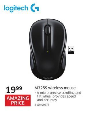 The Source Logitech m325s wireless mouse offer
