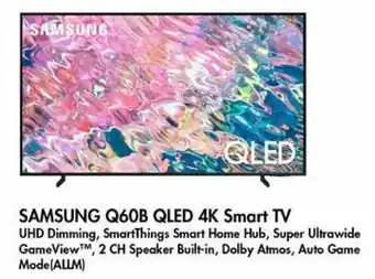 Canada Computers SAMSUNG Q60B QLED 4K Smart TV 55" offer
