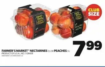 Real Canadian Superstore FARMER'S MARKET NECTARINES 2L offer