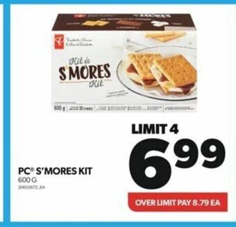 Real Canadian Superstore PC S'MORES KIT 600 G offer