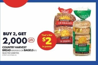 Real Canadian Superstore Country harvest bread offer