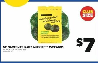 Real Canadian Superstore NO NAME NATURALLY IMPERFECT AVOCADOS 3LB offer