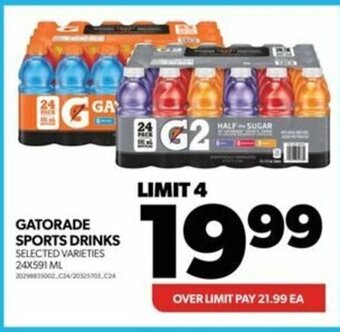 Real Canadian Superstore GATORADE SPORTS DRINKS 24X591 ML offer
